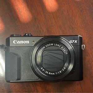 Canon Black Digital Camera Compact PowerShot G7X